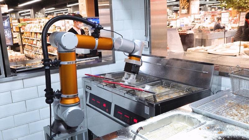 에이스로보테크 튀김로봇 솔루션