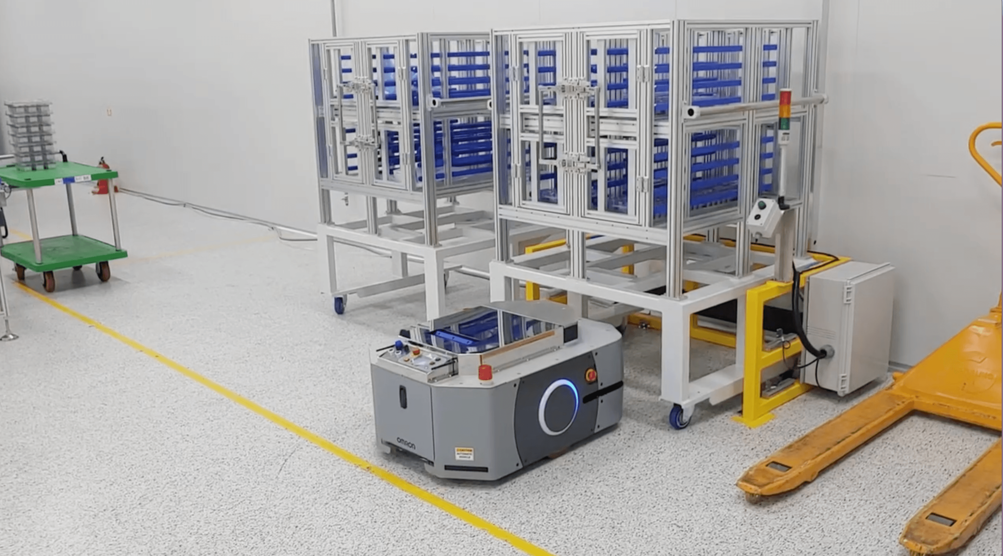 고중량 물류 자동화 성공! 오므론 AMR로 리드탭 자동 반송 📦🤖